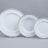 Набор тарелок Fine Porcelain Грэй